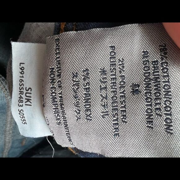 SUKI Dark Wash Silver Denim Jeans Size W27/L32 - Picture 12 of 17